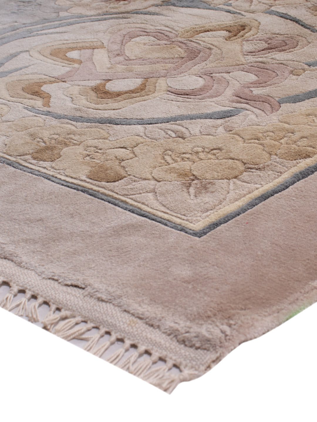 Seidenteppich - China Seide - 305 x 190 cm - hellbeige