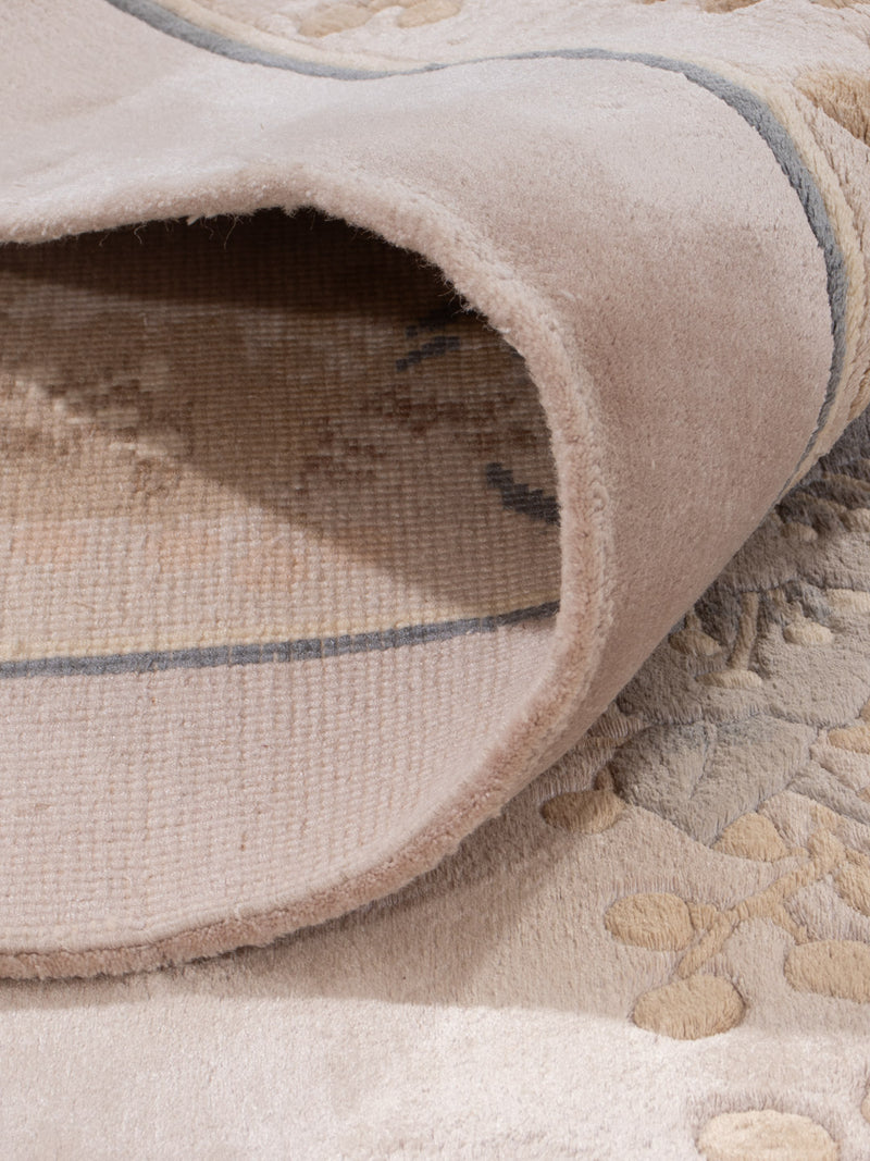 Seidenteppich - China Seide - 305 x 190 cm - hellbeige