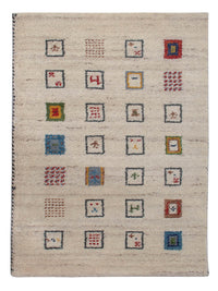 Gabbeh Teppich - Indus - 90 x 60 cm - beige