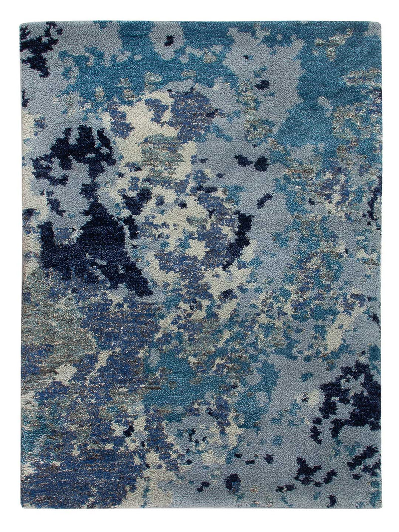Gabbeh Teppich - Indus - 90 x 60 cm - blau