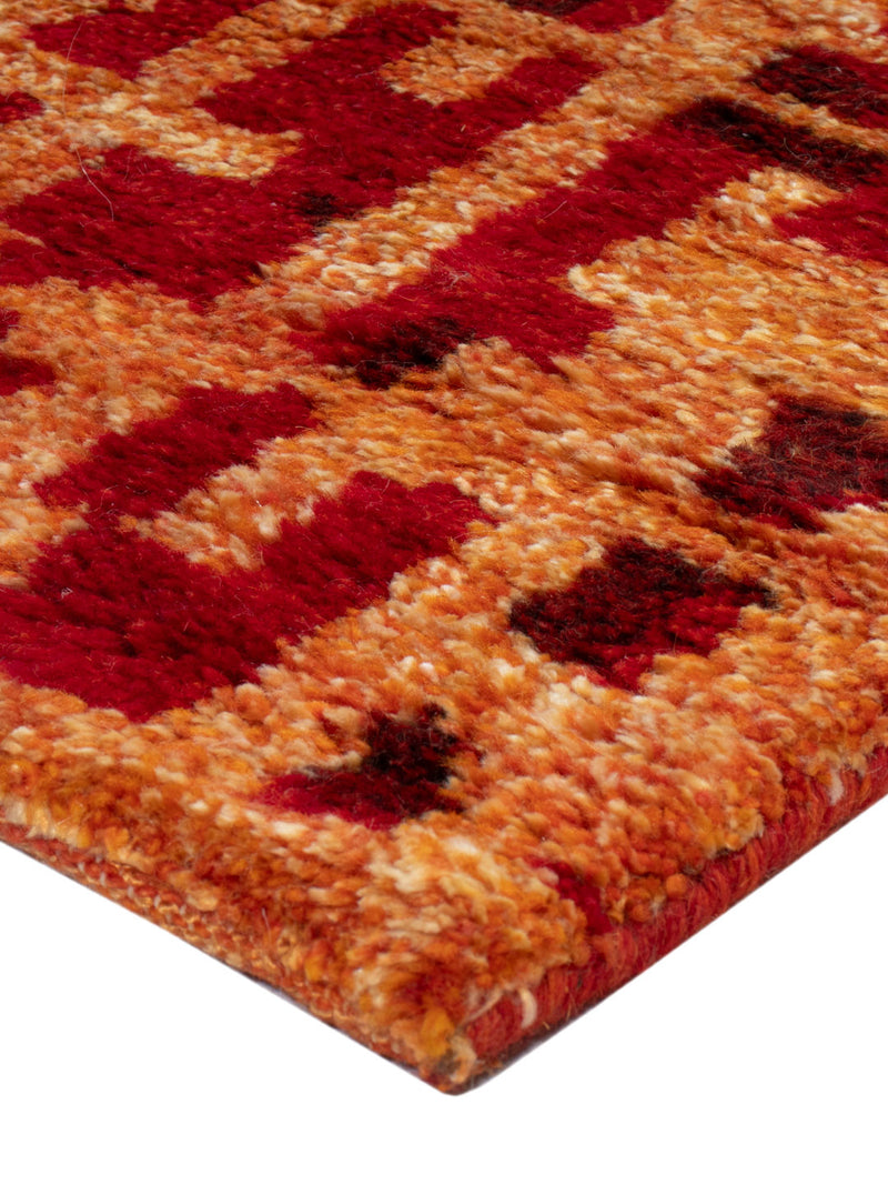 Gabbeh Teppich - Indus - 90 x 60 cm - rost