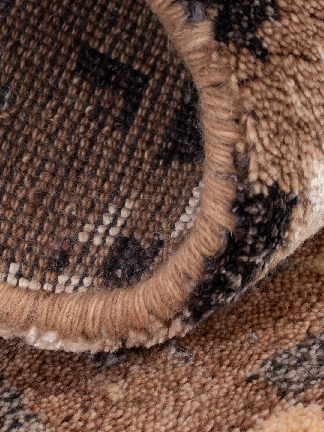Gabbeh Teppich - Indus - 90 x 60 cm - hellbraun