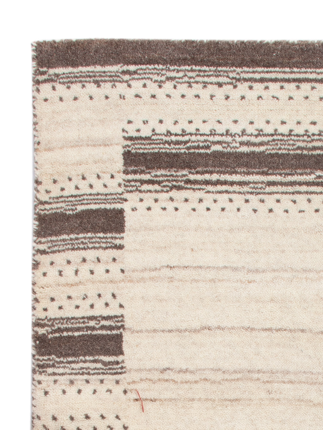 Gabbeh Teppich - Loribaft Softy - 90 x 60 cm - beige