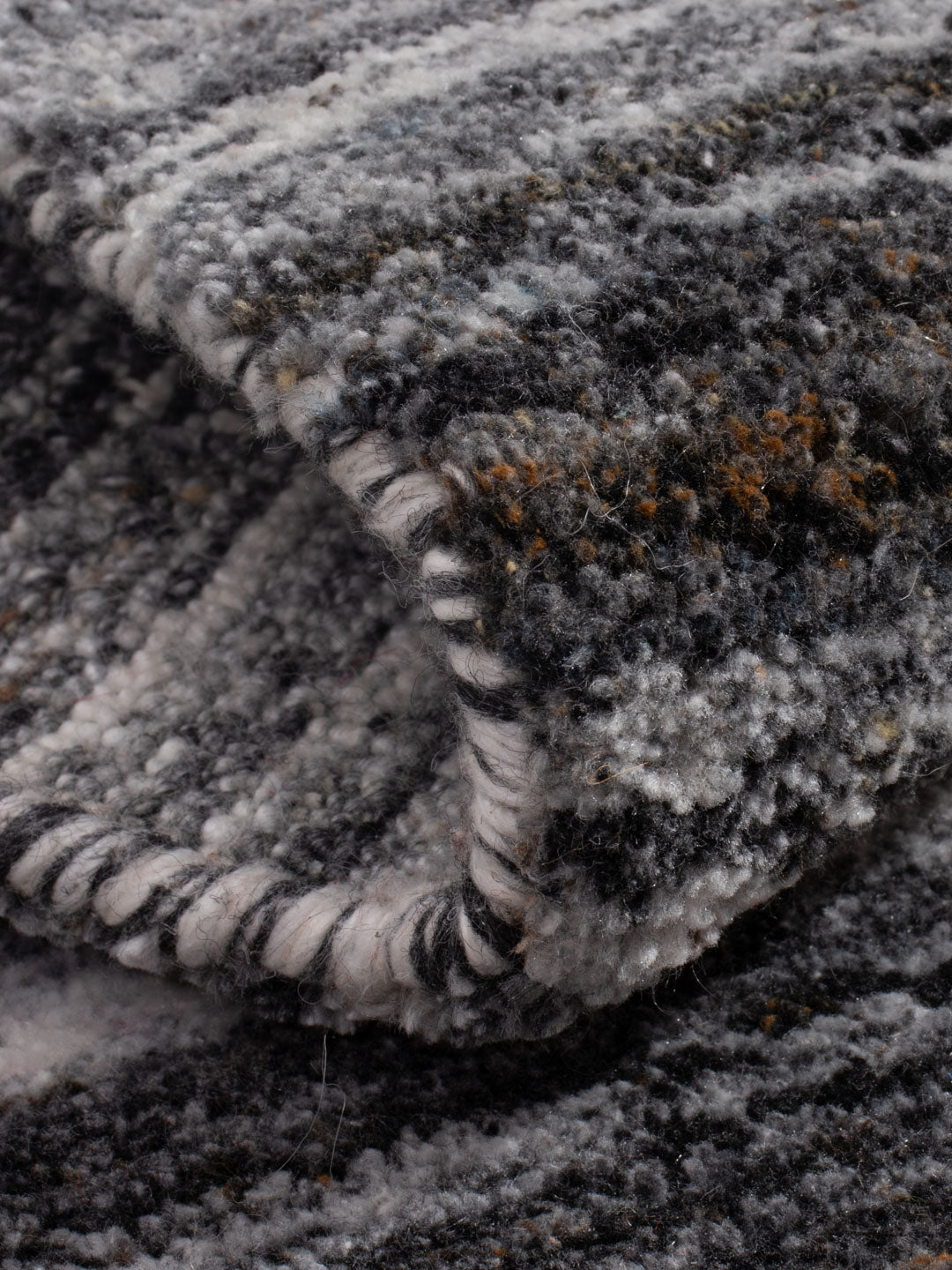 Gabbeh Teppich - Loribaft Softy - 90 x 60 cm - grau