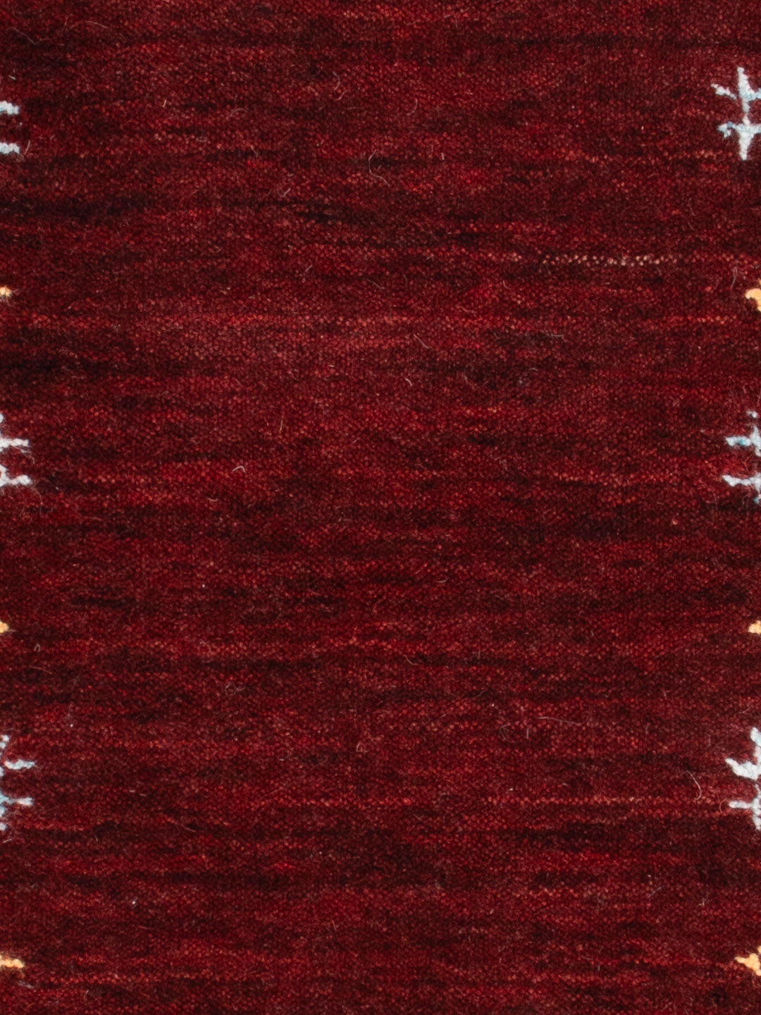 Gabbeh Teppich - Loribaft Softy - 90 x 60 cm - dunkelrot