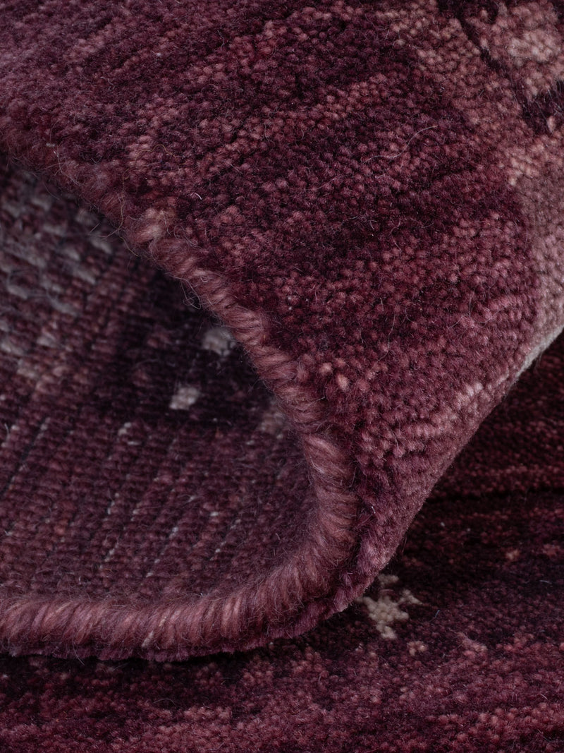 Gabbeh Teppich - Loribaft Softy - 90 x 60 cm - dunkelrot