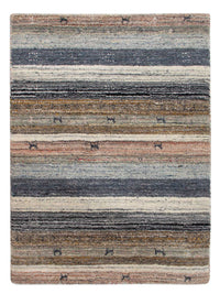 Gabbeh Teppich - Loribaft Softy - 90 x 60 cm - mehrfarbig