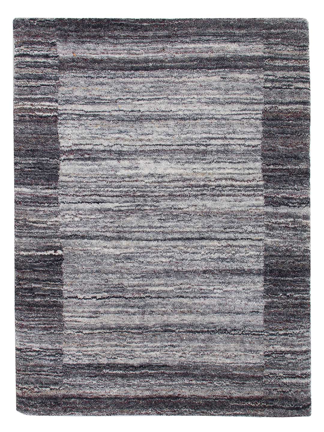 Gabbeh Teppich - Loribaft Softy - 90 x 60 cm - grau