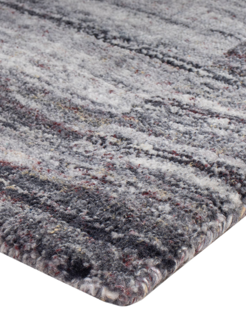 Gabbeh Teppich - Loribaft Softy - 90 x 60 cm - grau