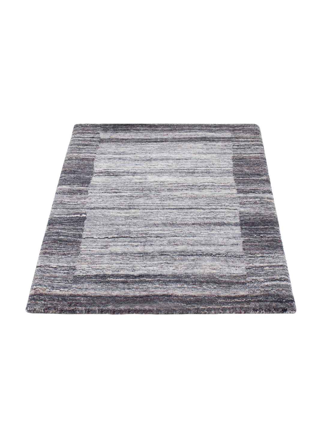 Gabbeh Teppich - Loribaft Softy - 90 x 60 cm - grau