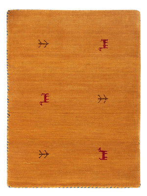 Gabbeh Teppich - Loribaft Softy - 90 x 60 cm - orange