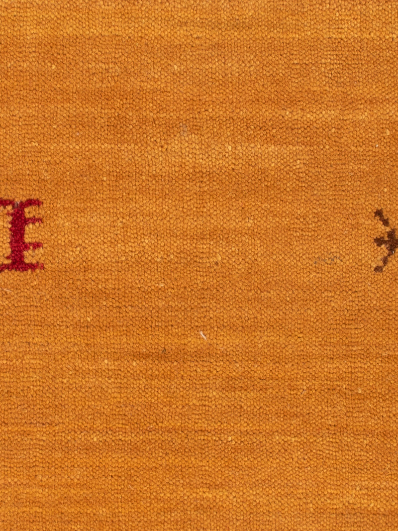 Gabbeh Teppich - Loribaft Softy - 90 x 60 cm - orange