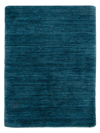 Gabbeh Teppich - Loribaft Softy - 60 x 40 cm - blau