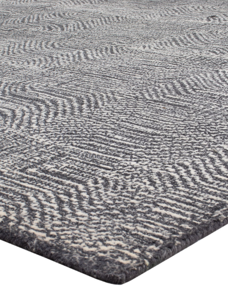 Designer Teppich - 290 x 230 cm - grau