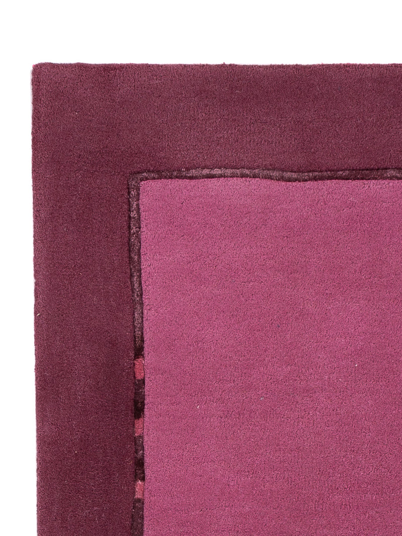 Wollteppich - 160 x 90 cm - lila