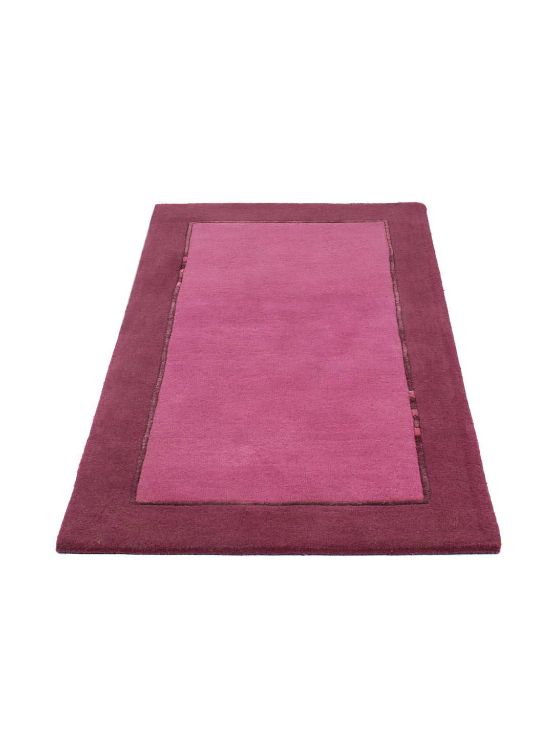 Wollteppich - 160 x 90 cm - lila