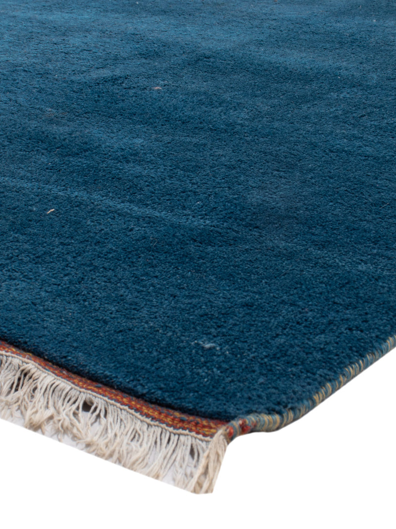 Gabbeh Teppich - Indus - 356 x 250 cm - blau