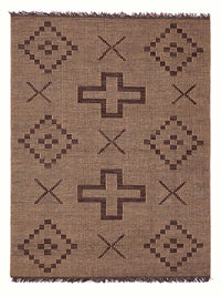 Moderner Teppich - 250 x 150 cm - hellbraun