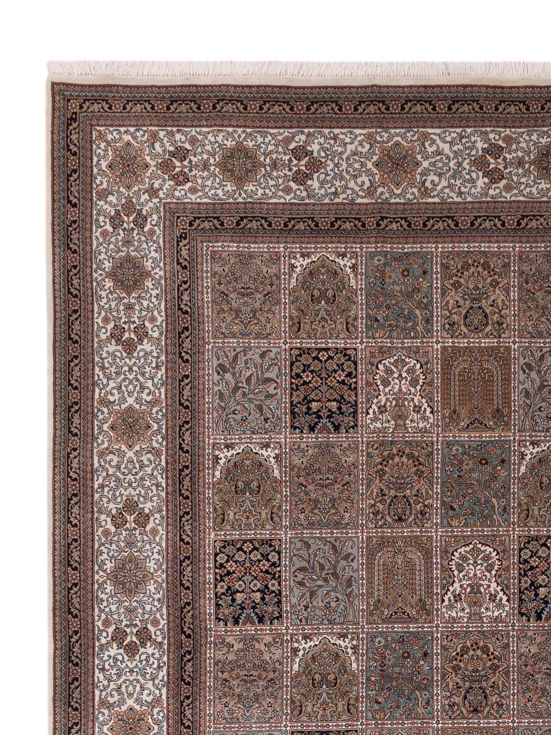 Indo Qom Rug - Oriental Rug