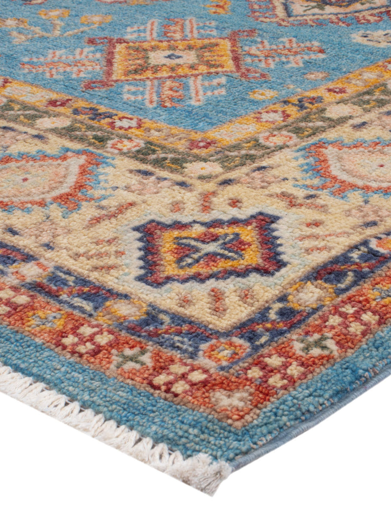 Ziegler Teppich - Kazak - 243 x 172 cm - hellblau