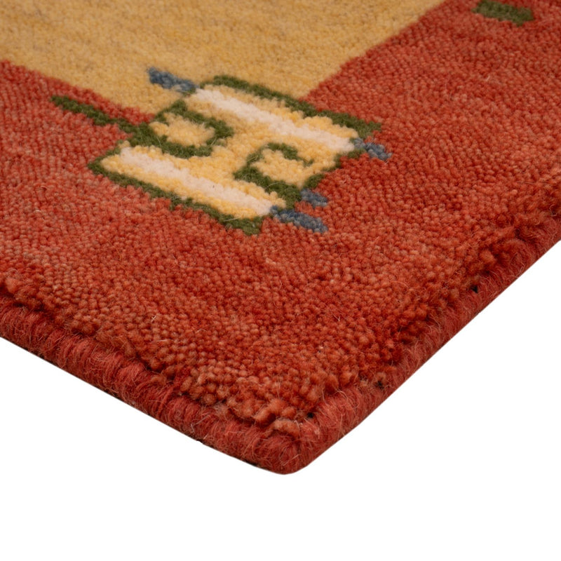 Gabbeh Rug - Softy - 90 x 60 cm - yellow