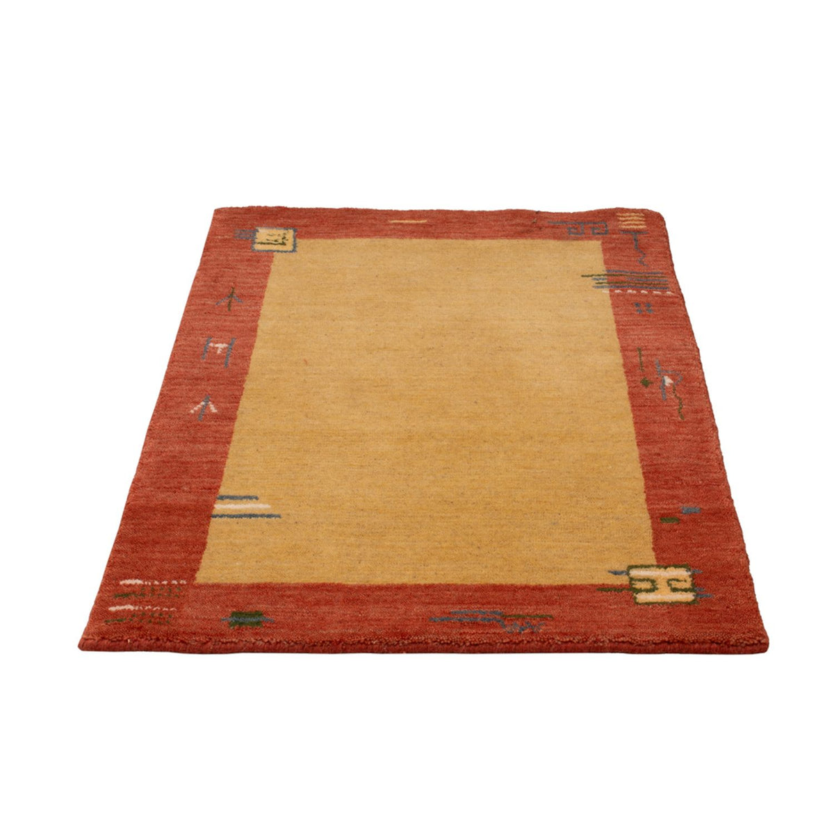 Gabbeh Rug - Softy - 90 x 60 cm - yellow