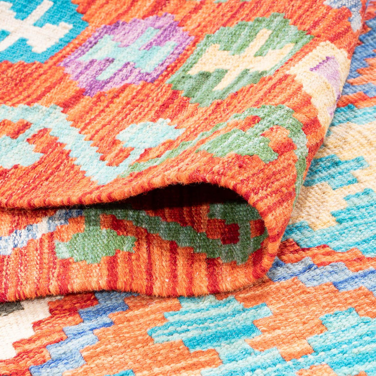 Kelim Rug - Splash - 165 x 100 cm - multicolored