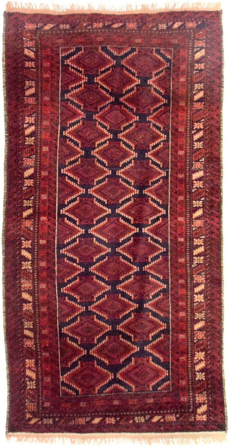 Belutsch Rug - 197 x 100 cm - red