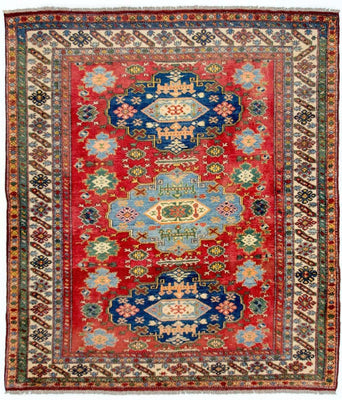 Ziegler Rug - Kazak square  - 197 x 188 cm - red