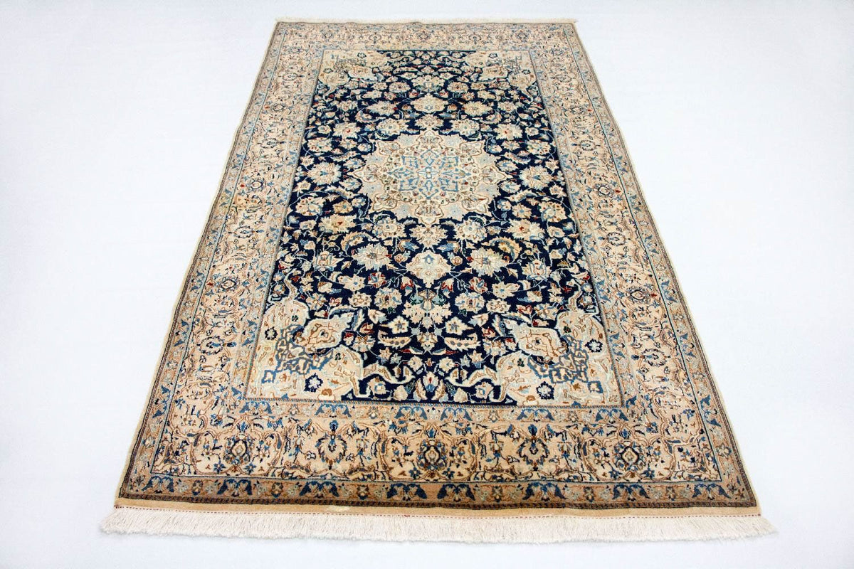 Perser Rug - Nain - Premium - 236 x 135 cm - dark blue