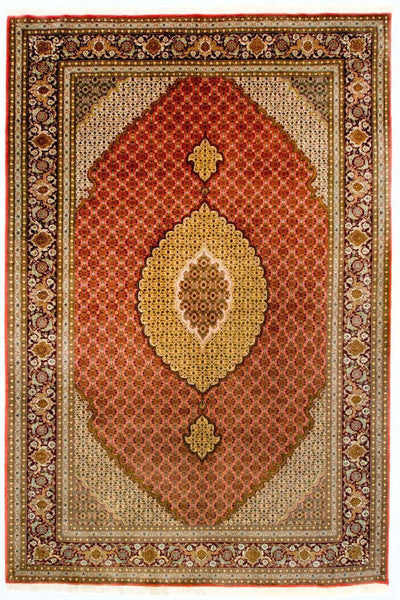 Tabriz - 50 Raj Rug 204x300cm - Persian Rugs