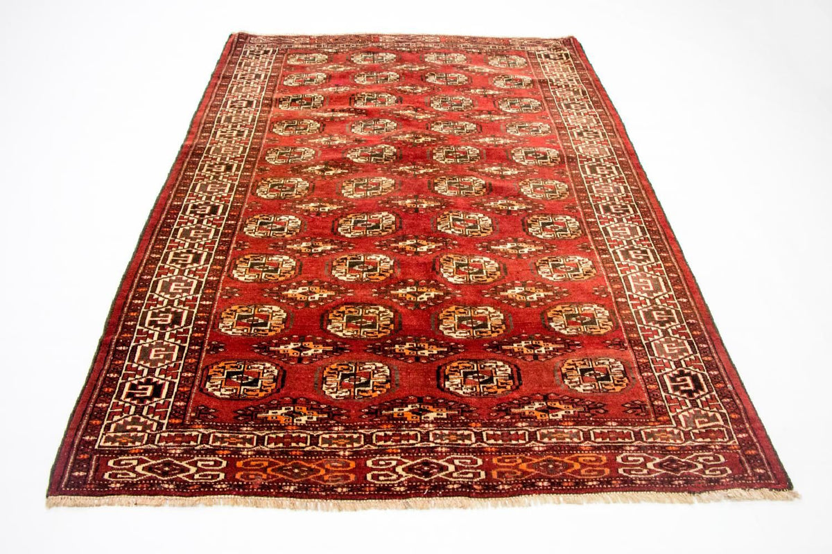 Afghan Rug - Bukhara - 215 x 152 cm - red