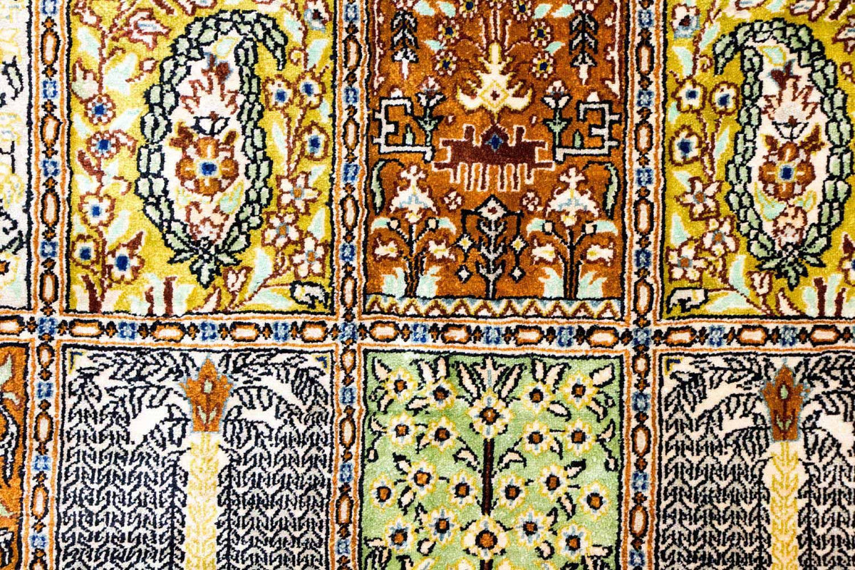 Silk Rug - Ghom Silk - Premium - 152 x 101 cm - multicolored