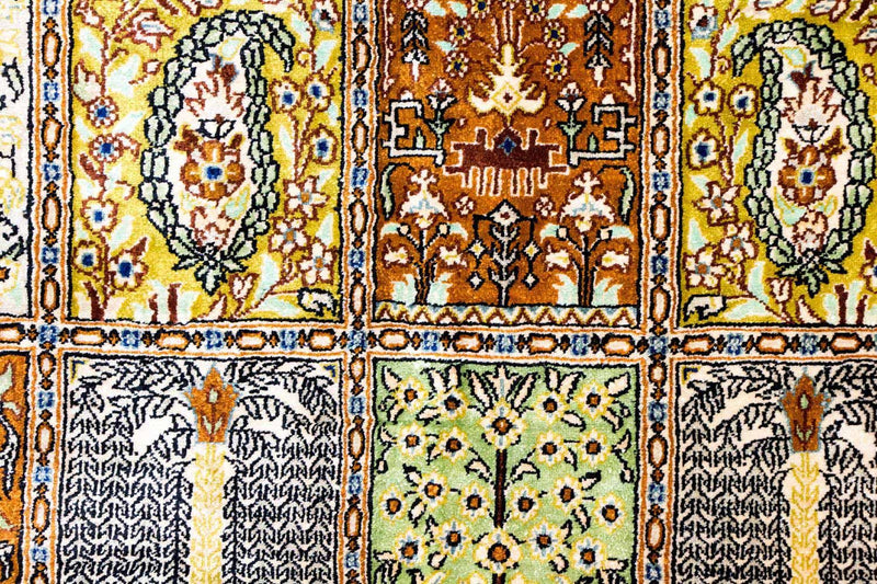 Silk Rug - Ghom Silk - Premium - 152 x 101 cm - multicolored