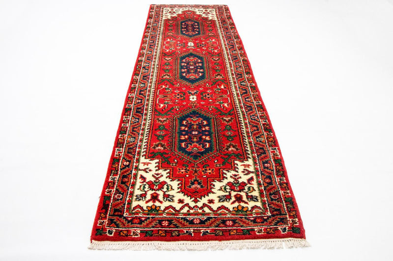 Runner Oriental Rug - 334 x 89 cm - red