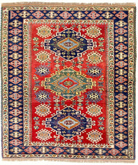 Ziegler Rug - Kazak square  - 217 x 193 cm - red