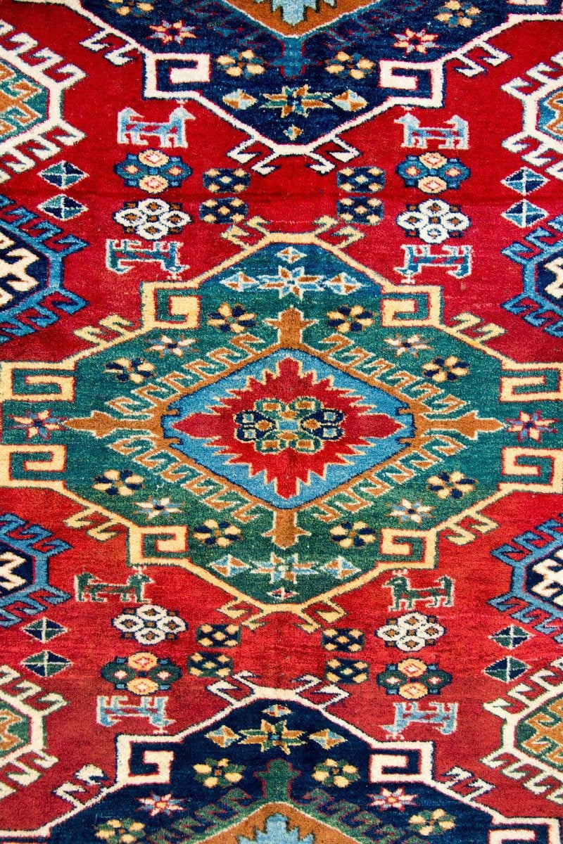 Ziegler Rug - Kazak square  - 217 x 193 cm - red