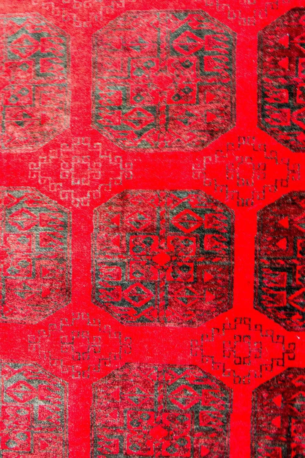 Afghan Rug - Bukhara - 292 x 203 cm - red