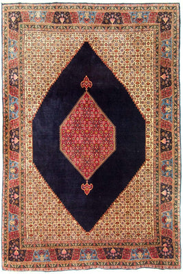 Perser Rug - Bidjar - 315 x 223 cm - dark blue