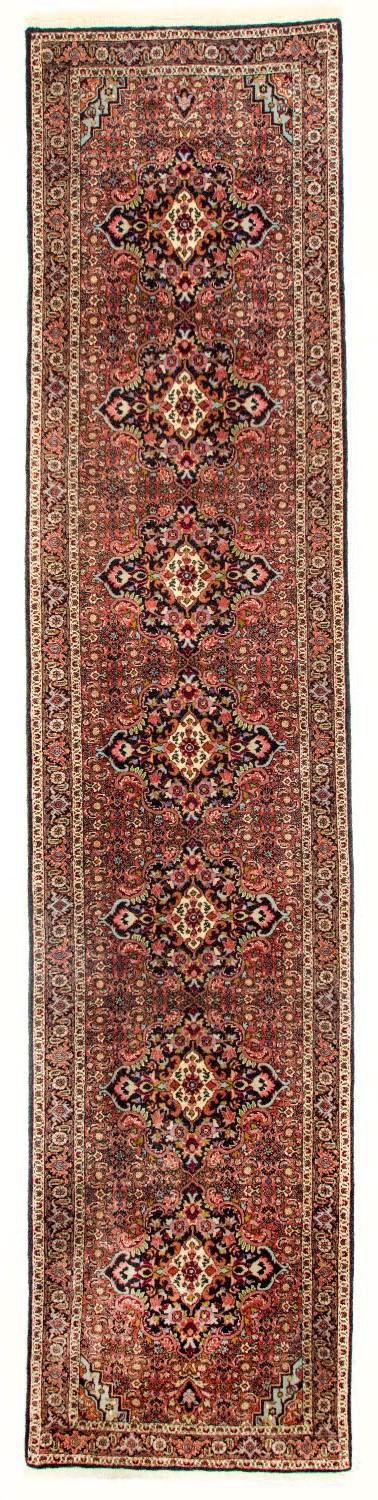 Runner Perser Rug - Bidjar - 397 x 89 cm - red