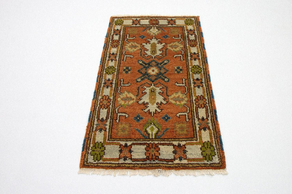 Oriental Rug - 123 x 65 cm - orange