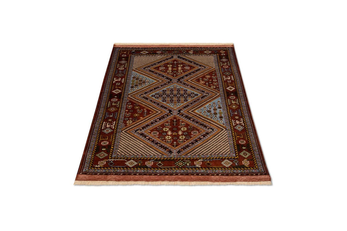 Afghan Rug - 148 x 118 cm - brown