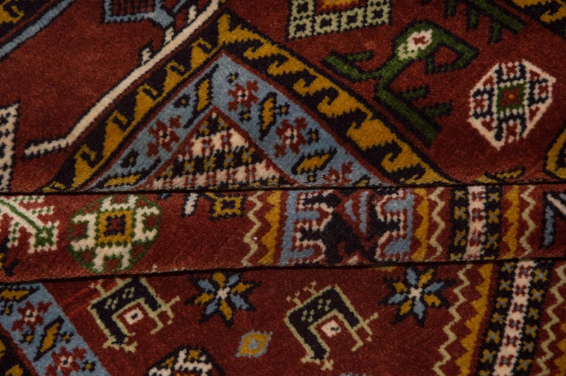 Afghan Rug - 148 x 118 cm - brown