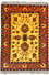 Afghan Rug - Hatschlu - 201 x 155 cm - yellow