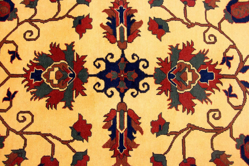 Afghan Rug - Hatschlu - 201 x 155 cm - yellow