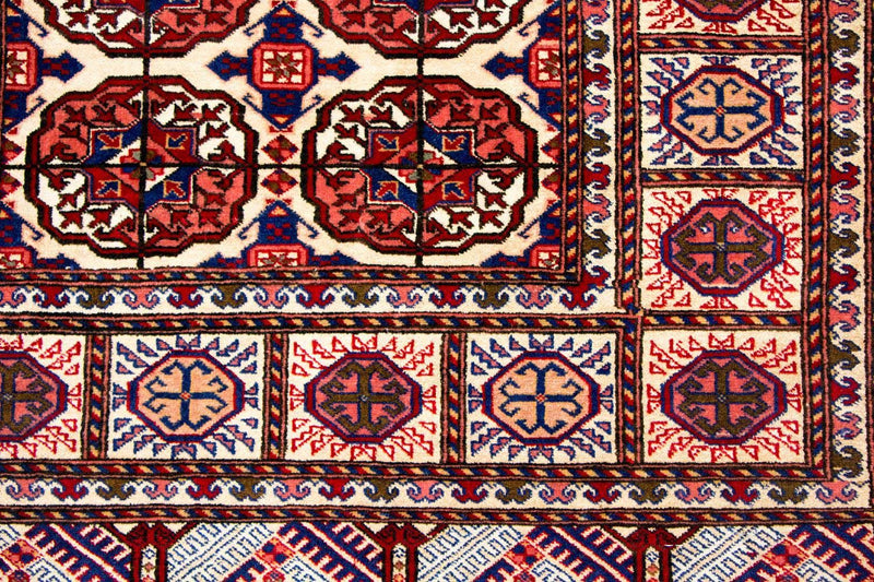 Runner Silk Rug - Afghan Silk - 284 x 82 cm - red