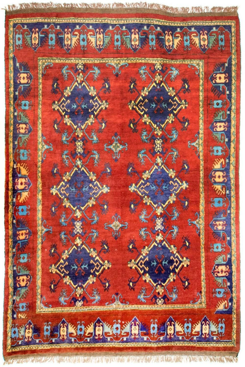 Afghan Rug - Kunduz - 294 x 211 cm - red