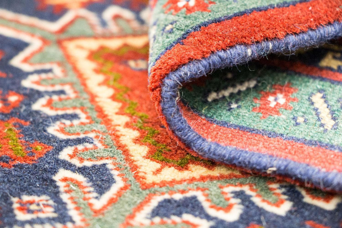 Runner Afghan Rug - 194 x 75 cm - red