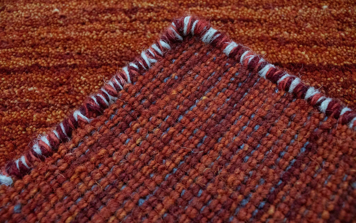 Wool Rug - 112 x 60 cm - rust