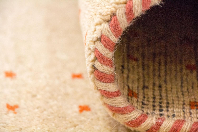 Gabbeh Rug - Indus - 195 x 139 cm - beige